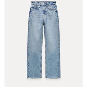 Zara high Rise Straight leg Jeans